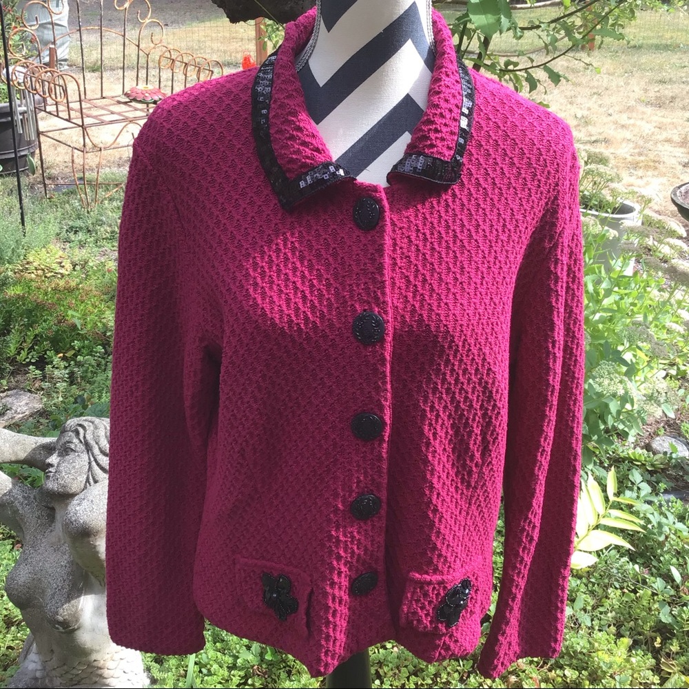 Retro “Channel “look Cardigan